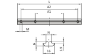 1.25.81808 - Koppelstrip 180mm voor E -groef
