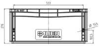 Eurobox 60x40x27 technisch