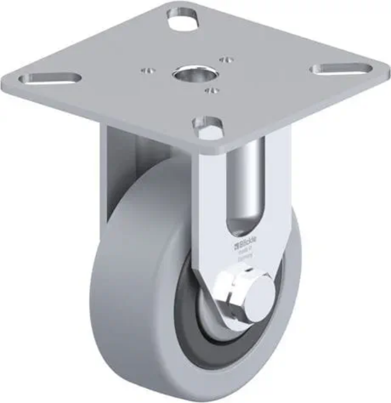 1.45.12050 - Bokwiel met montageplaat, Ø50