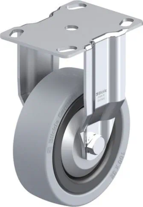 1.45.12100 - Bokwiel met montageplaat, Ø100