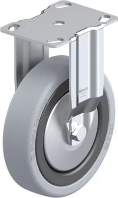 1.45.12125 - Bokwiel met montageplaat, Ø125