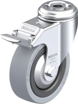 1.45.31100 - Zwenkwiel met boutgat en rem, ø100