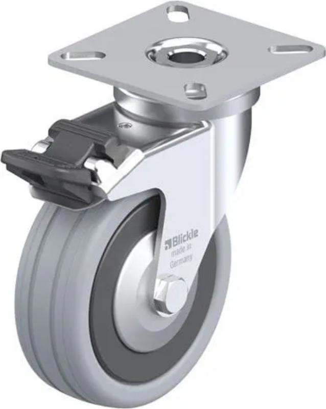 1.45.32075 - Zwenkwiel met montageplaat en stop, Ø75