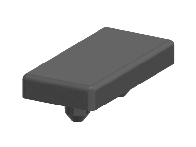 1.42.10204.2 - Afdekkap, 20x40, Zwart