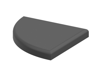 1.42.20500.2 - Afdekkap zacht, 50x50, Zwart