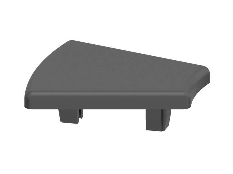 1.42.2040R30.2 - Afdekkap rond 40xR30, Zwart