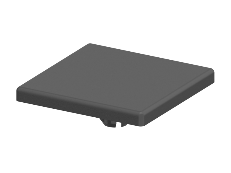 1.42.2060060.2 - Afdekkap 60x60, Zwart