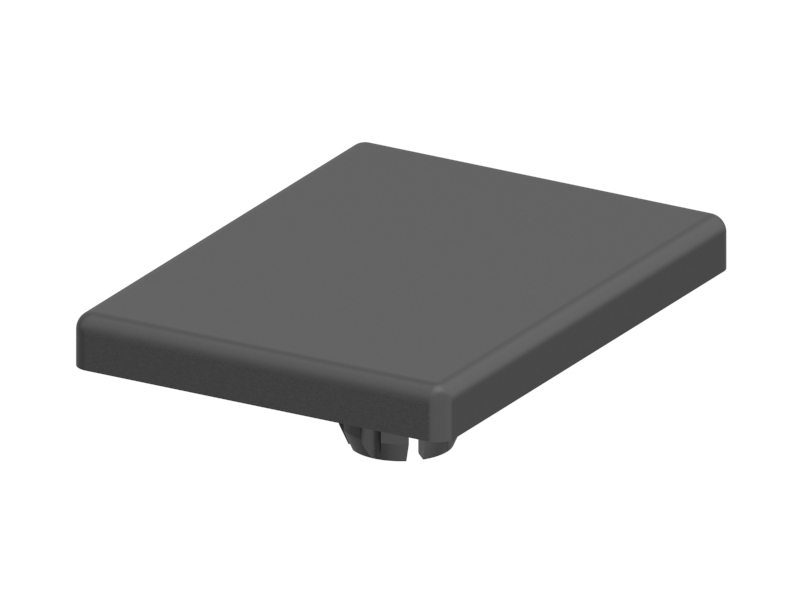 1.42.2045060.2 - Afdekkap 45x60, Zwart