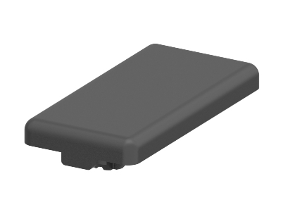 1.42.20306.2 - Afdekkap 30x60, Zwart