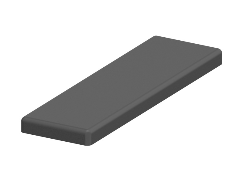 1.42.20310.2 - Afdekkap 30x100, Zwart