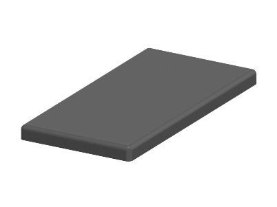 1.42.20510.2 - Afdekkap 50x100, zwart