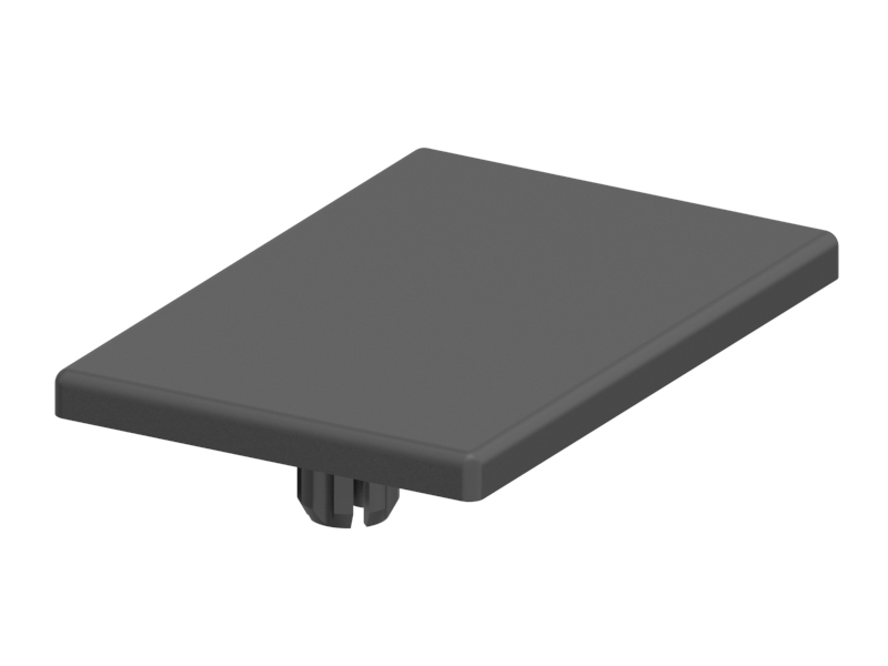 1.42.2060090.2 - Afdekkap 60x90, zwart