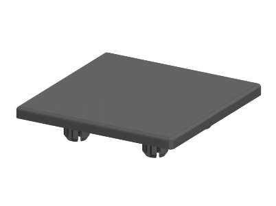 1.42.2090090.2 - Afdekkap 90x90, Zwart