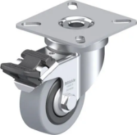 1.45.32050 - Zwenkwiel met plaat en rem, ø50