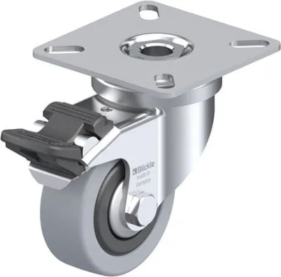 1.45.32050 - Zwenkwiel met plaat en rem, ø50