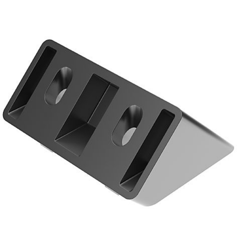 1.46.204.945.4080A - Montagehoek 45° - 40x80 - aluminium kleur