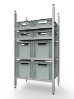 Afbeeldingen van Eurobox Stelling – Flex 60x40