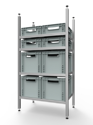 Afbeeldingen van Eurobox Stelling – Flex 60x40