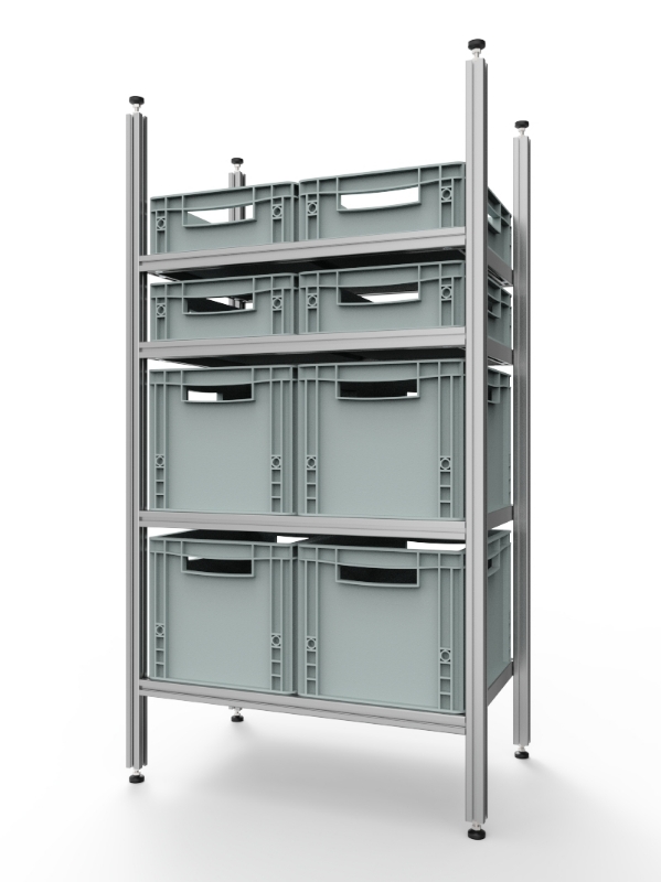 Afbeeldingen van Eurobox Stelling – Flex 60x40