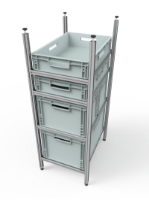 Afbeeldingen van Eurobox Stelling – Flex 60x40