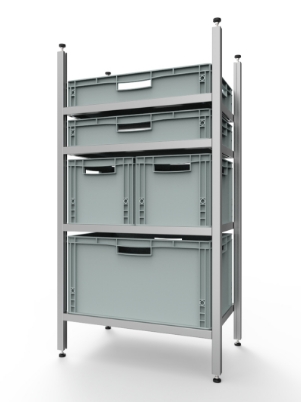 Afbeeldingen van Eurobox Stelling – Vision 60x40 - Dicht profiel