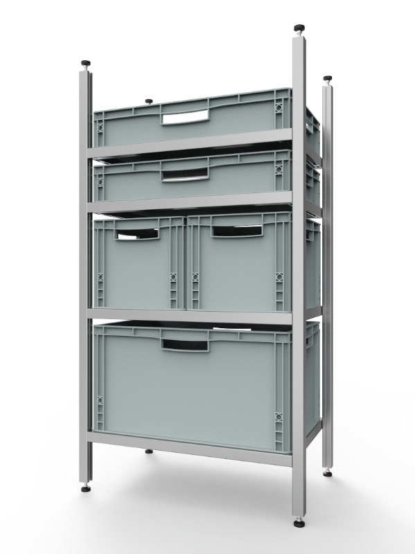 Afbeeldingen van Eurobox Stelling – Vision 60x40 - Dicht profiel