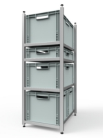 Afbeeldingen van Eurobox Stelling – Vision 60x40 - Dicht profiel